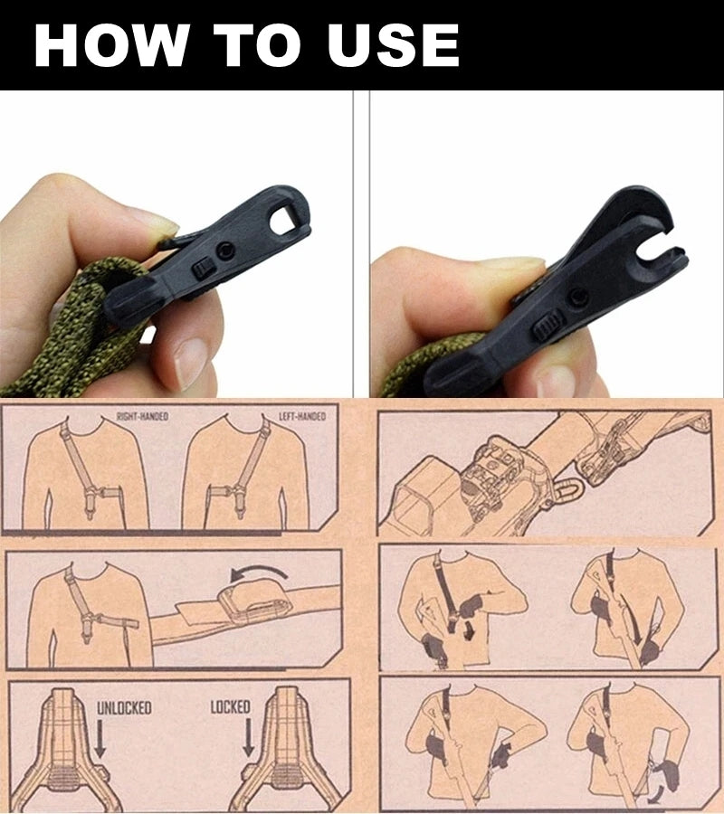 Multipurpose 2 Point Sling for Rifeel and Bags