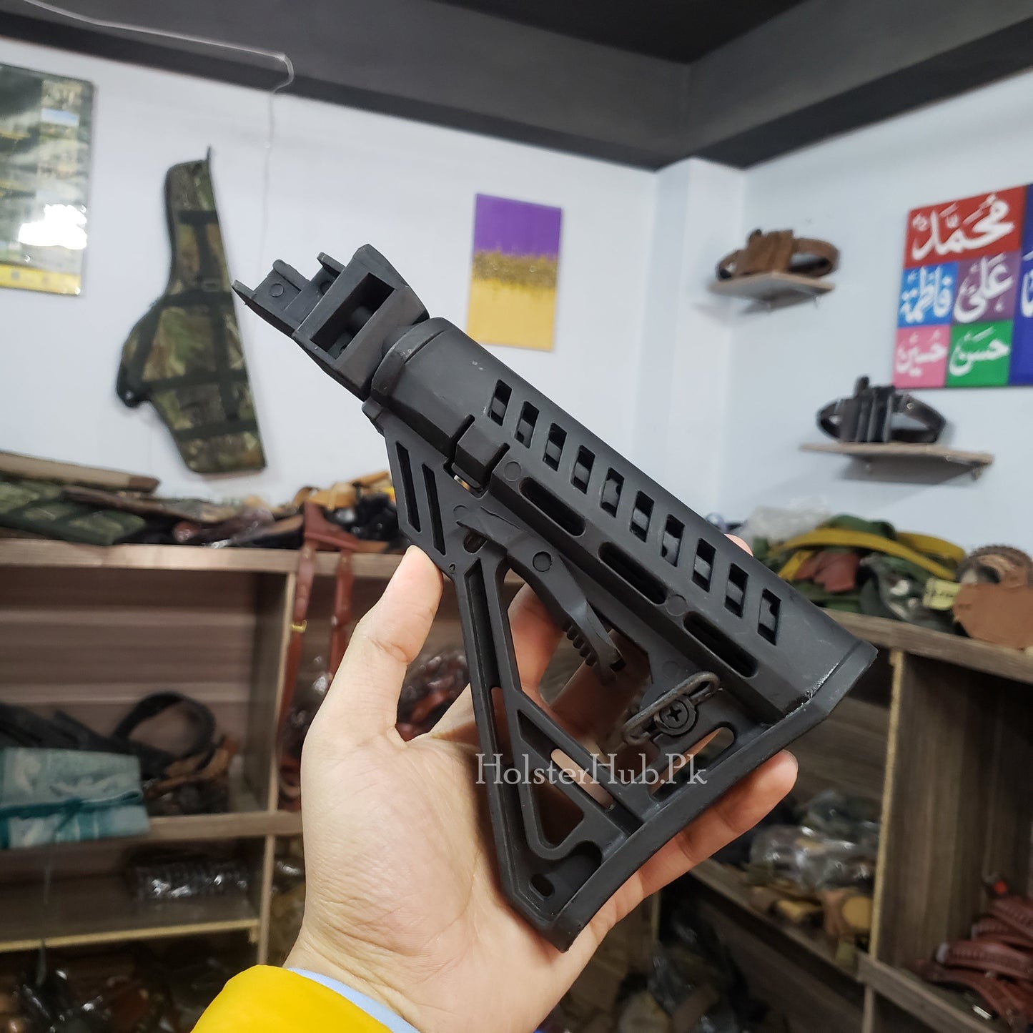 AK 47: Polymer Butstock in Black. - Easy Replacement for Woden Stocks