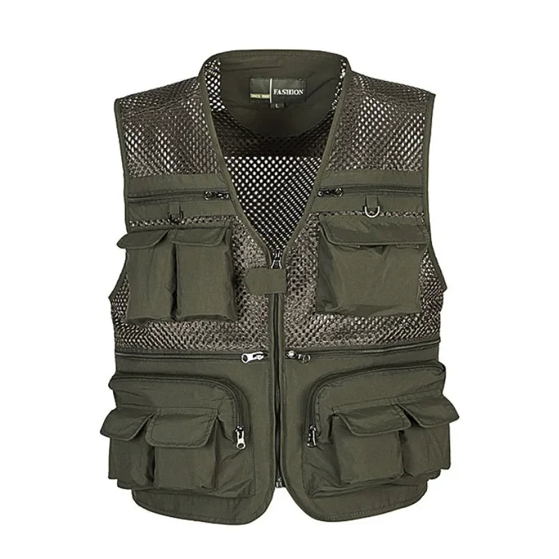 Men's Tacticl Mesh Work Vest