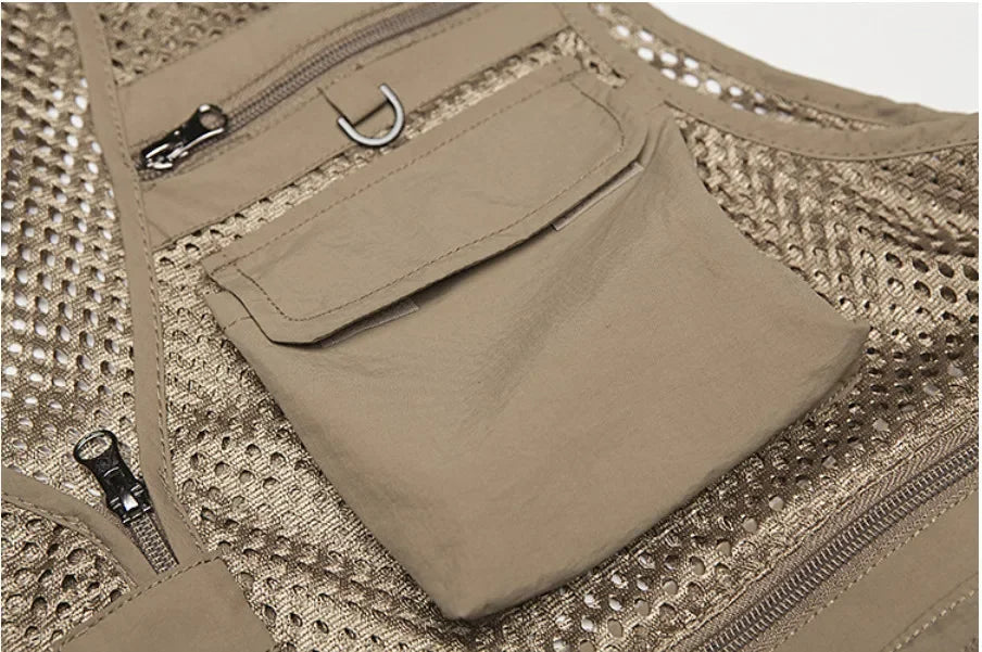 Men's Tacticl Mesh Work Vest