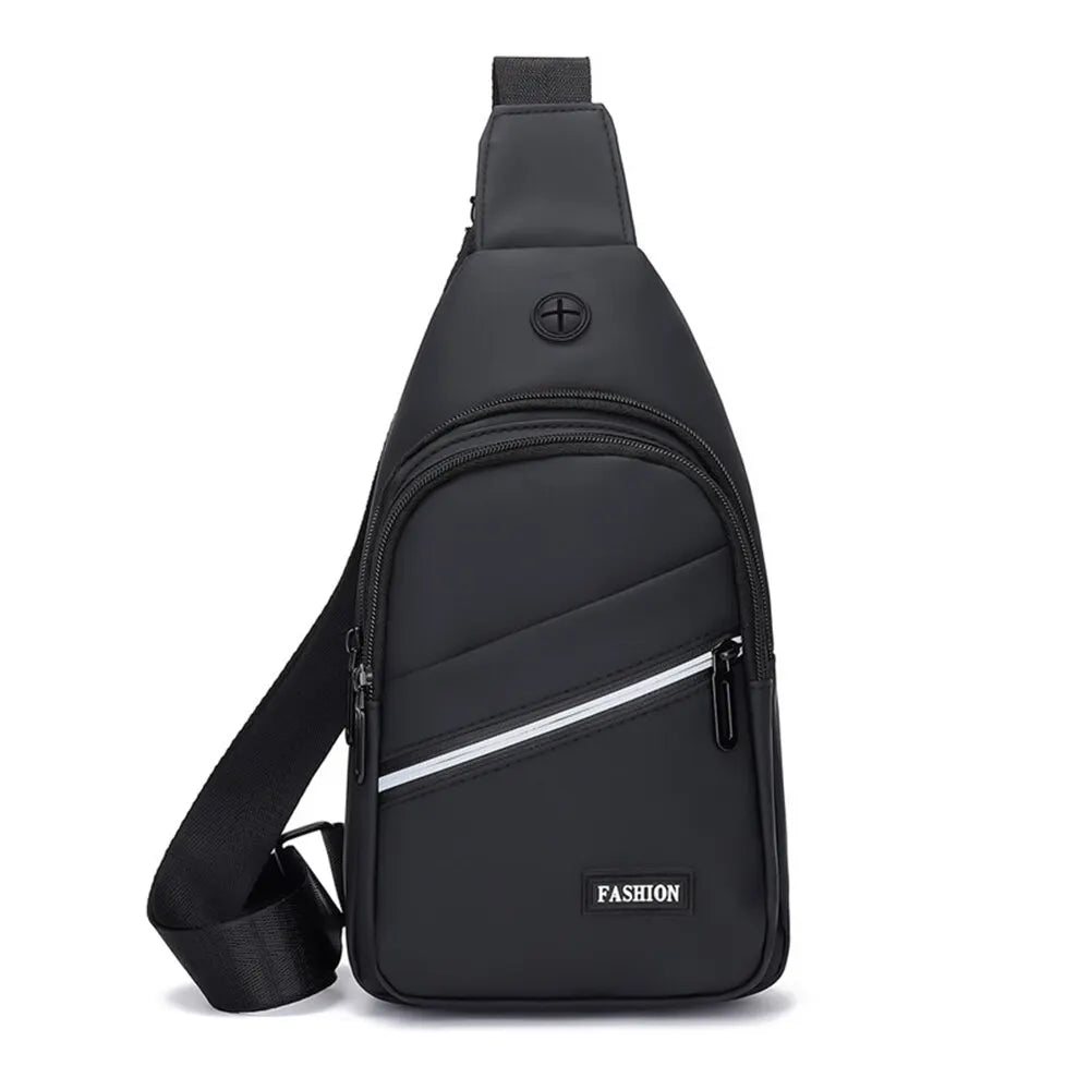 Men's Waterproof USB Crosbody Bag