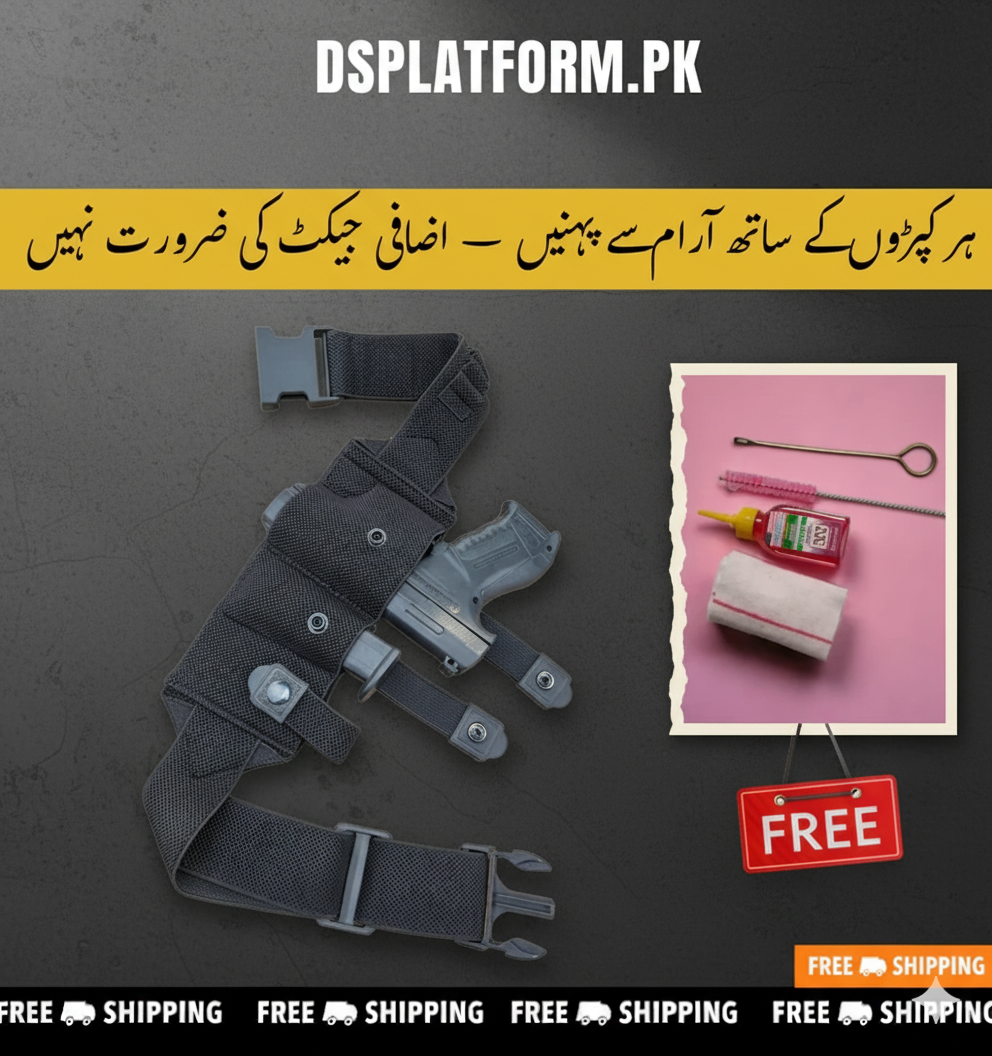 🔥 Belly Belt Elastic Holster — Har Pistl Par Aasan aur Secure Fit! 🔥