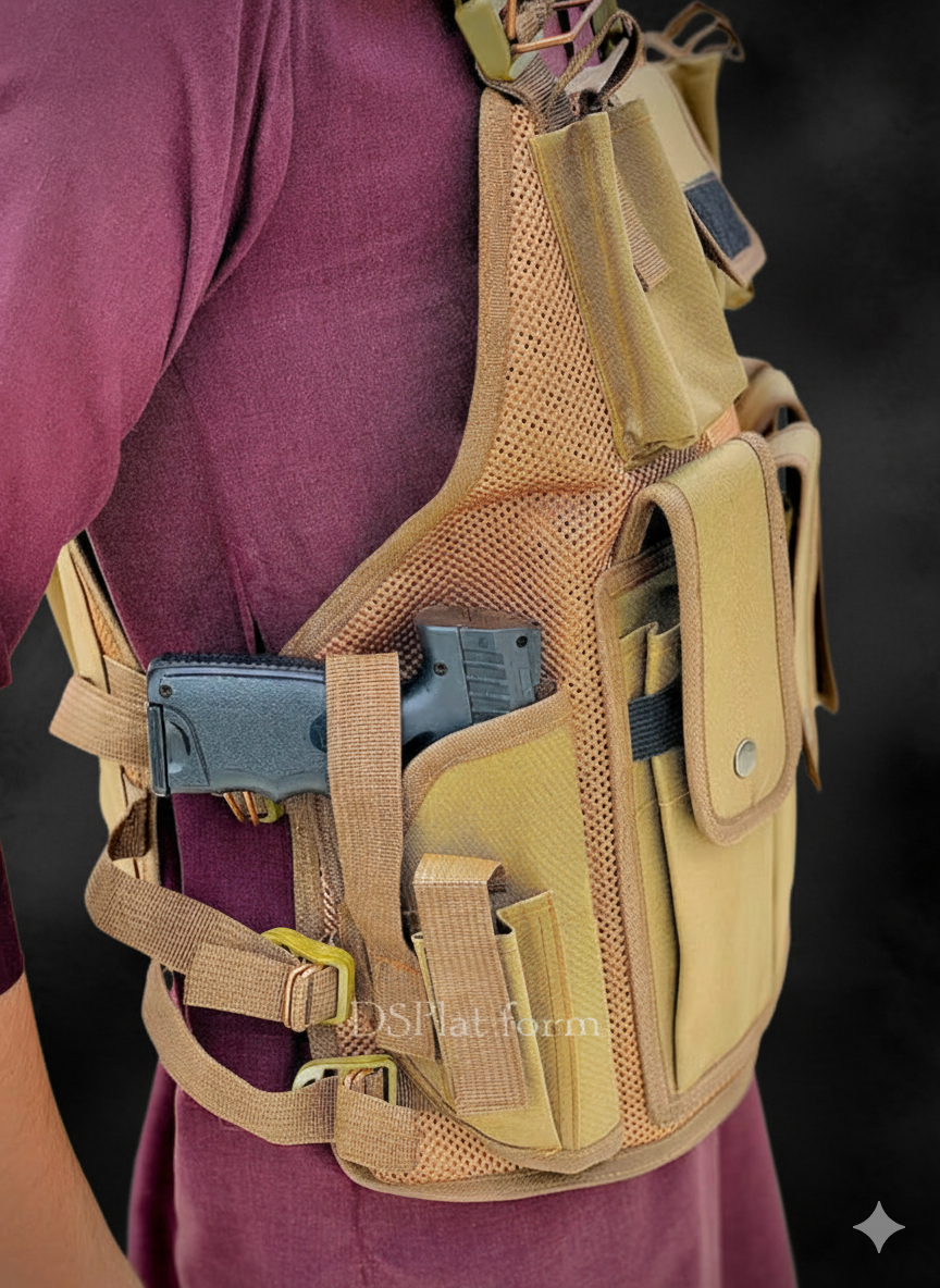 Tactical AK47 Jacket With Multiple Magzine Space | (PC-11 B)