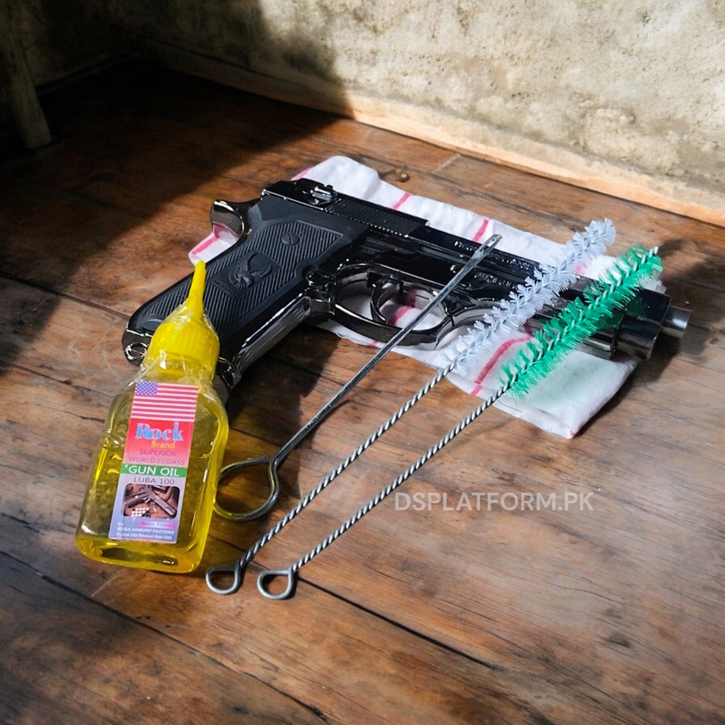 3 in 1 Deal - Handmade Lether Holster PC - 02 + Free Iner Lather Waist Pouch + Free Cleaning Kit