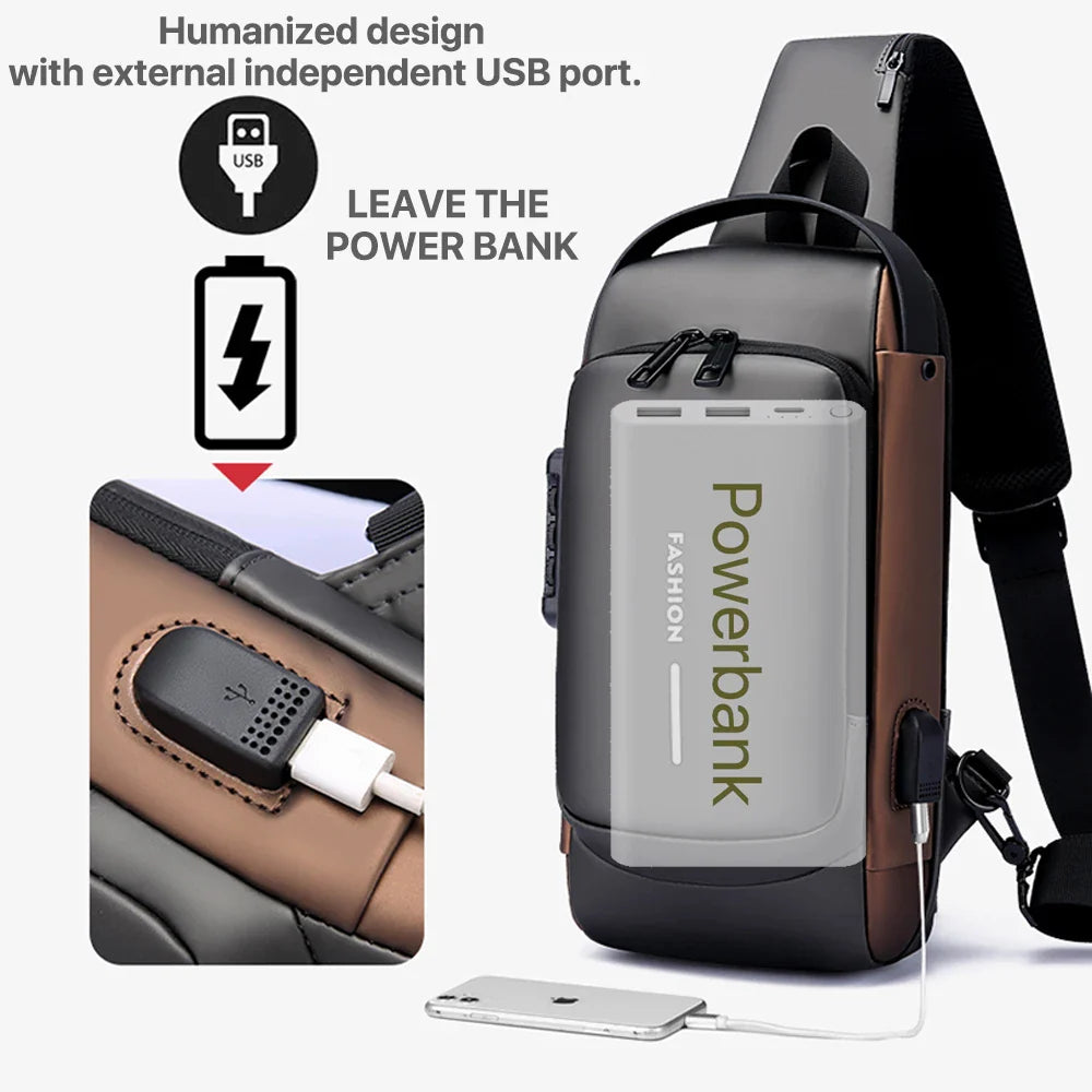 Anti-theft Crossbody Sling Bag Waterproof