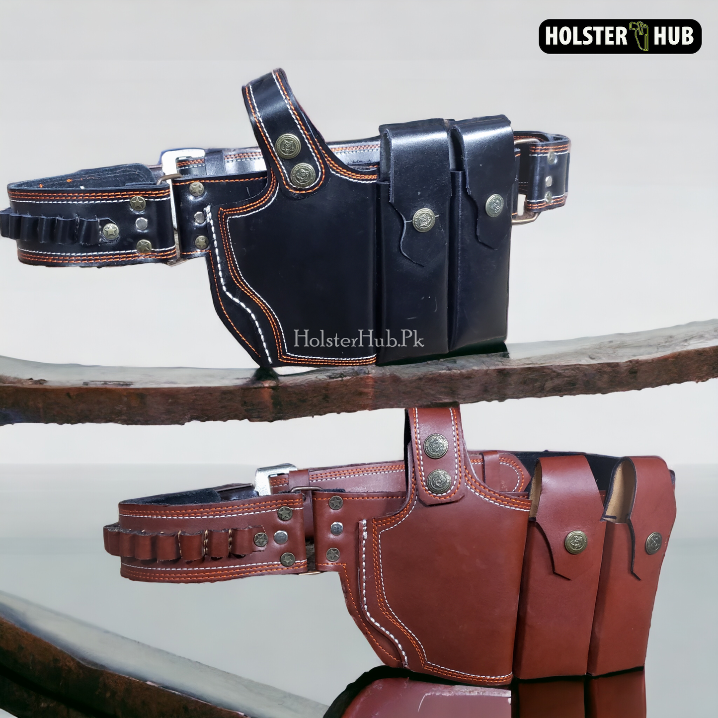 Handmade Leather Holster (PC-02) with Fre Cleaning Kit 🎊 - Craftsmanship Meets Functionality