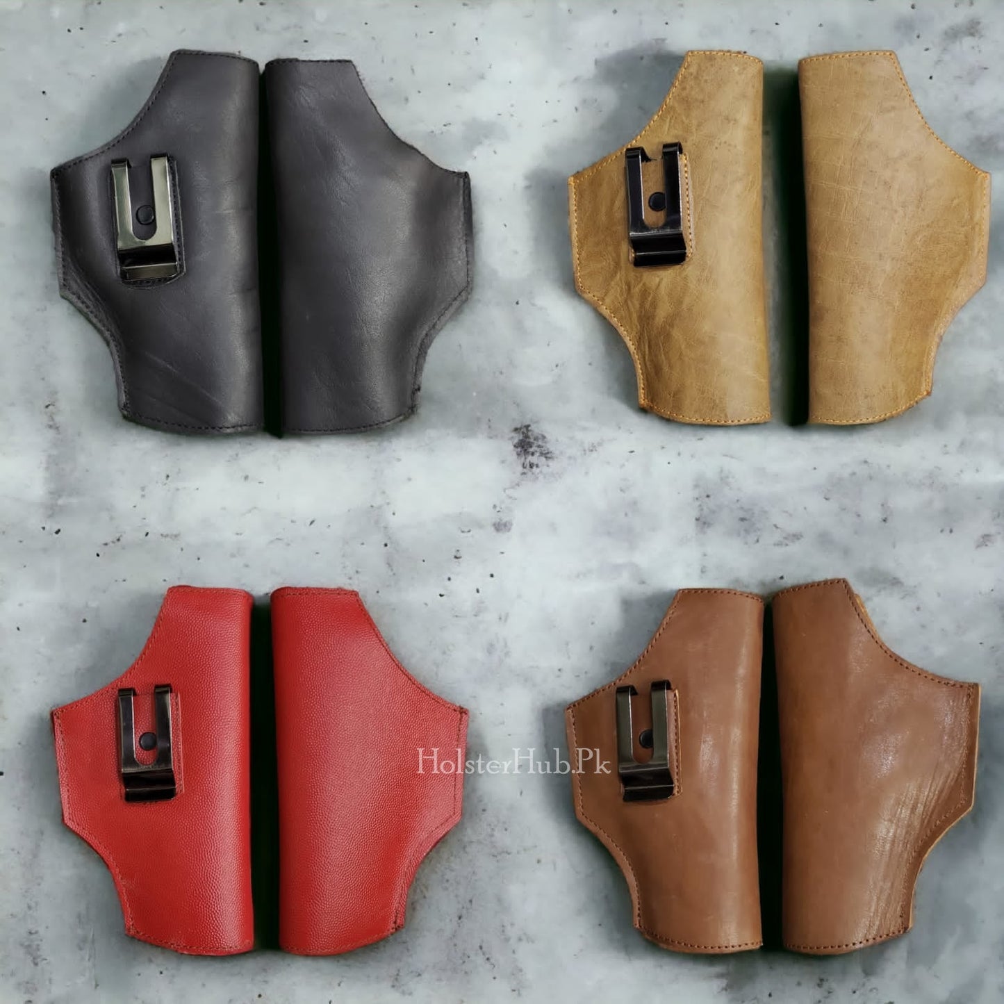 CALCO Inner Waist PU Leathr Pouch