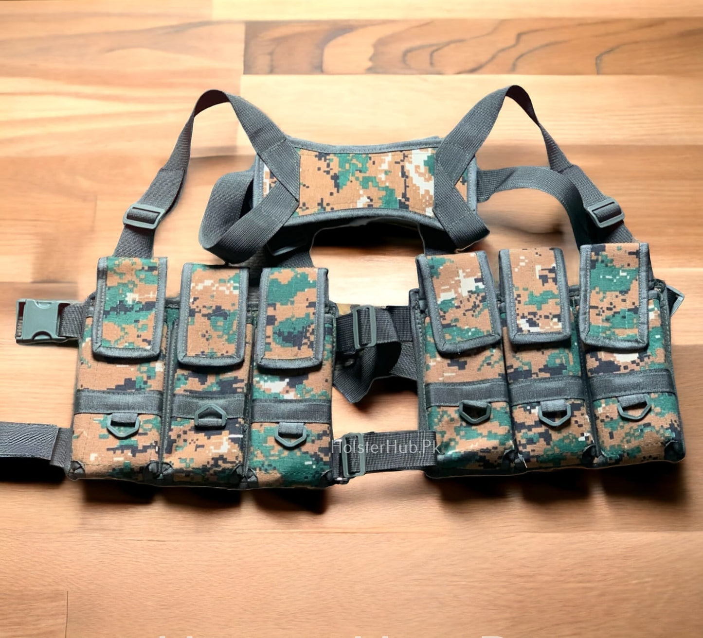 Parachut Made Magzine Vest For AK-47/M4 | 6 Mag Baghli