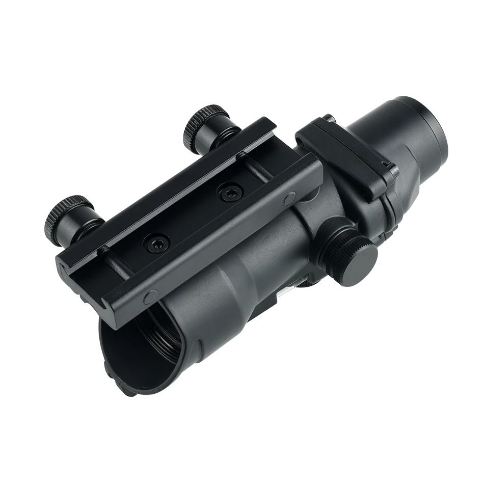 Precision View ACOG 4X32 Scope - Red Fibr Optics Edition