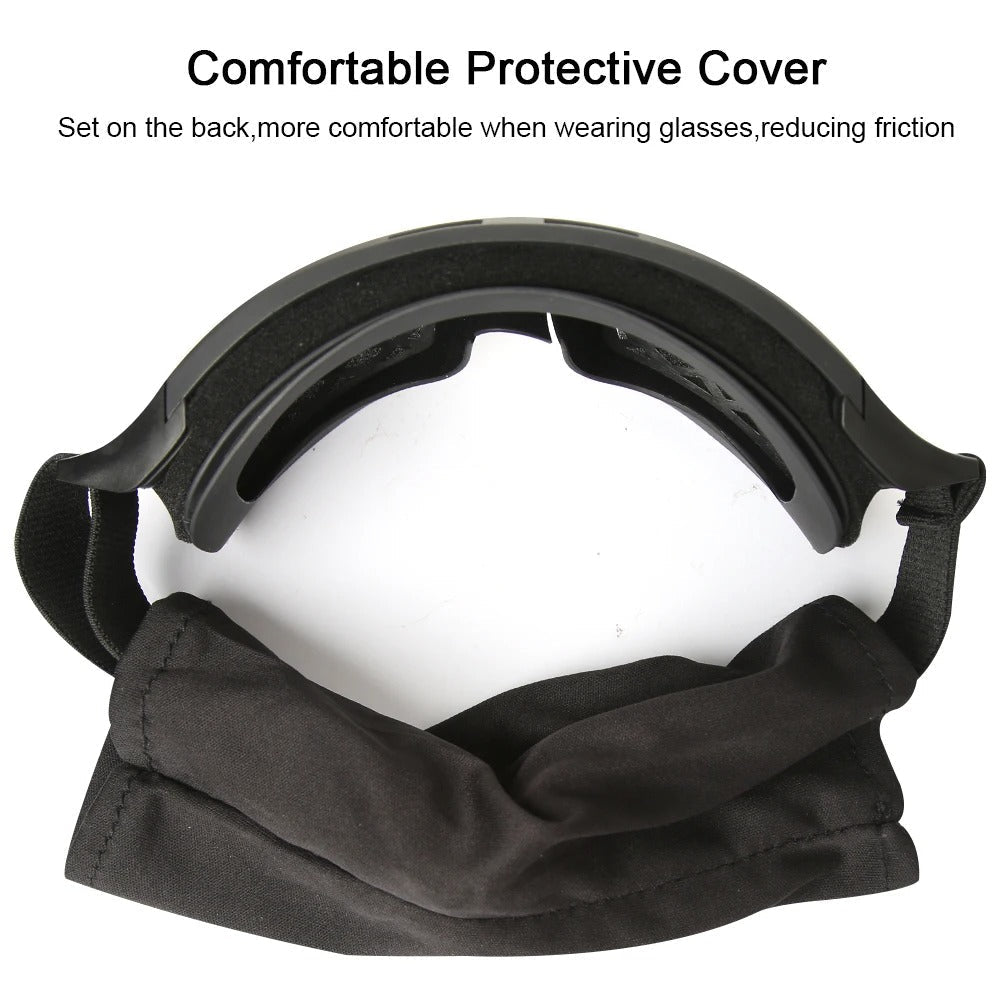 Wind Guard Tactical Goggles with 3 Interchangeable Lenses - Unparaleled Protection in Extreme Conditions