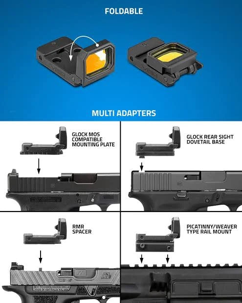 VISM Flip Dot Reflex Sight - Rapid Target Acquistion and Precision Aim