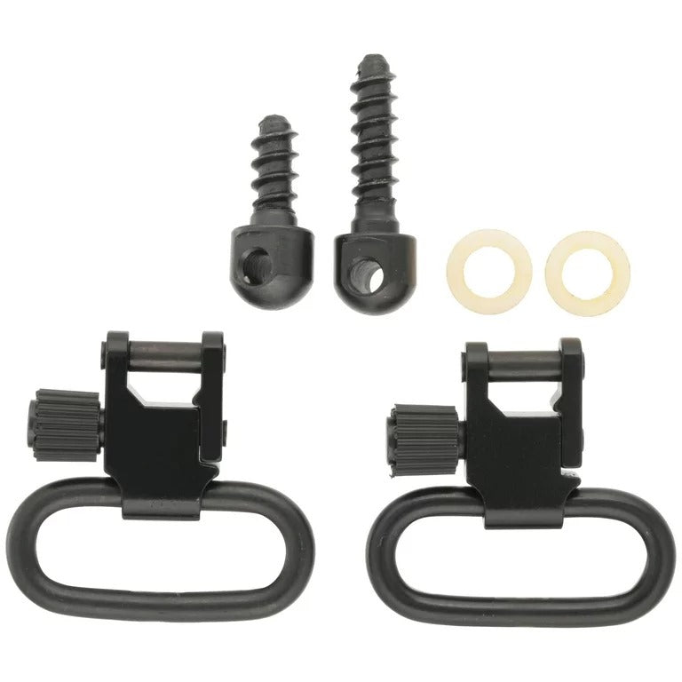Quick Detachable Black Super Sling Swivel Mount Set S-10012 - Efortless Sling Attachment for Superior Carry