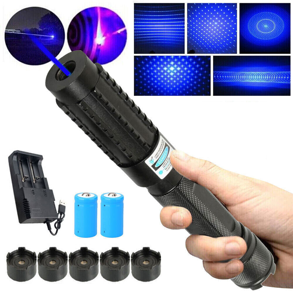 Original 450nm 4000mw High Power Burning Laser Pointr Flashlight